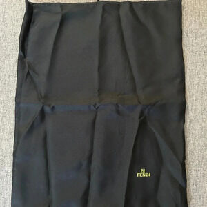 Fendi black shoe bag